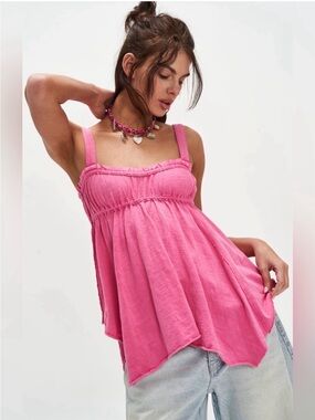 Free People Amaryllis Tank in Pink